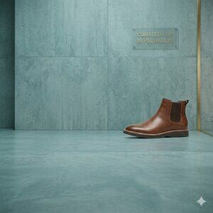 Sonoma Goods For Life Vorsey Men’s Chelsea Boots — Size 12 Cognac —
